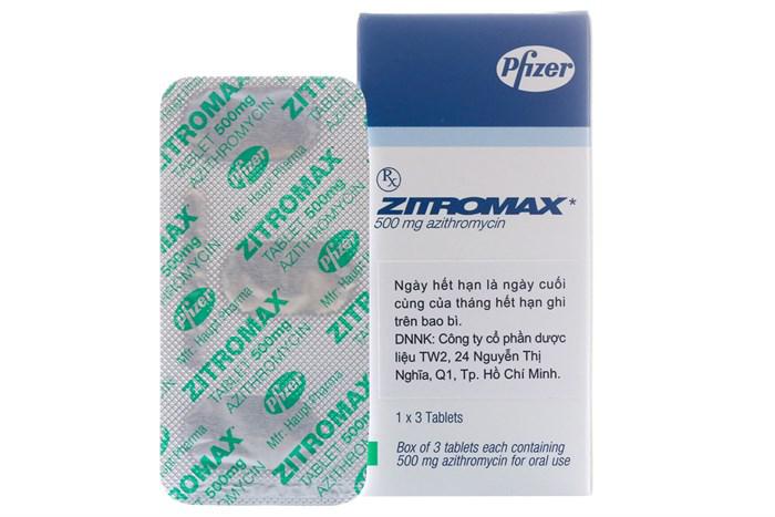 Zitromax (Azithromycin) 500mg Pfizer (H/3v)