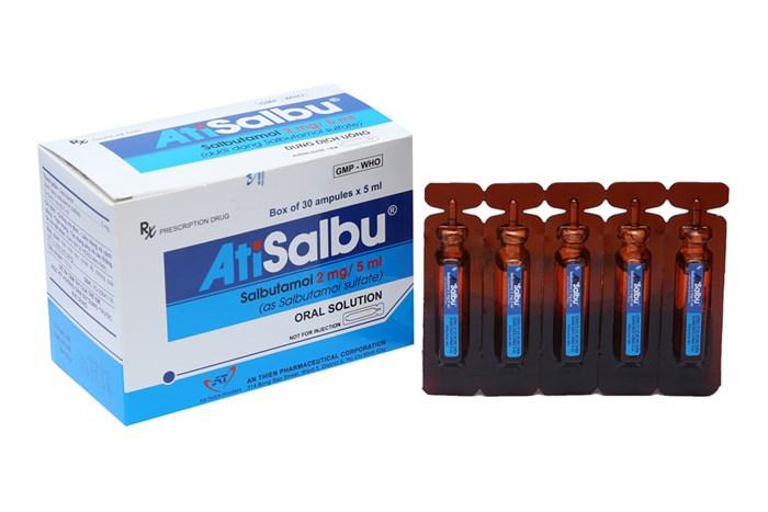 Atisalbu Syrup (Salbutamol) An Thiên (H/30o/5ml)