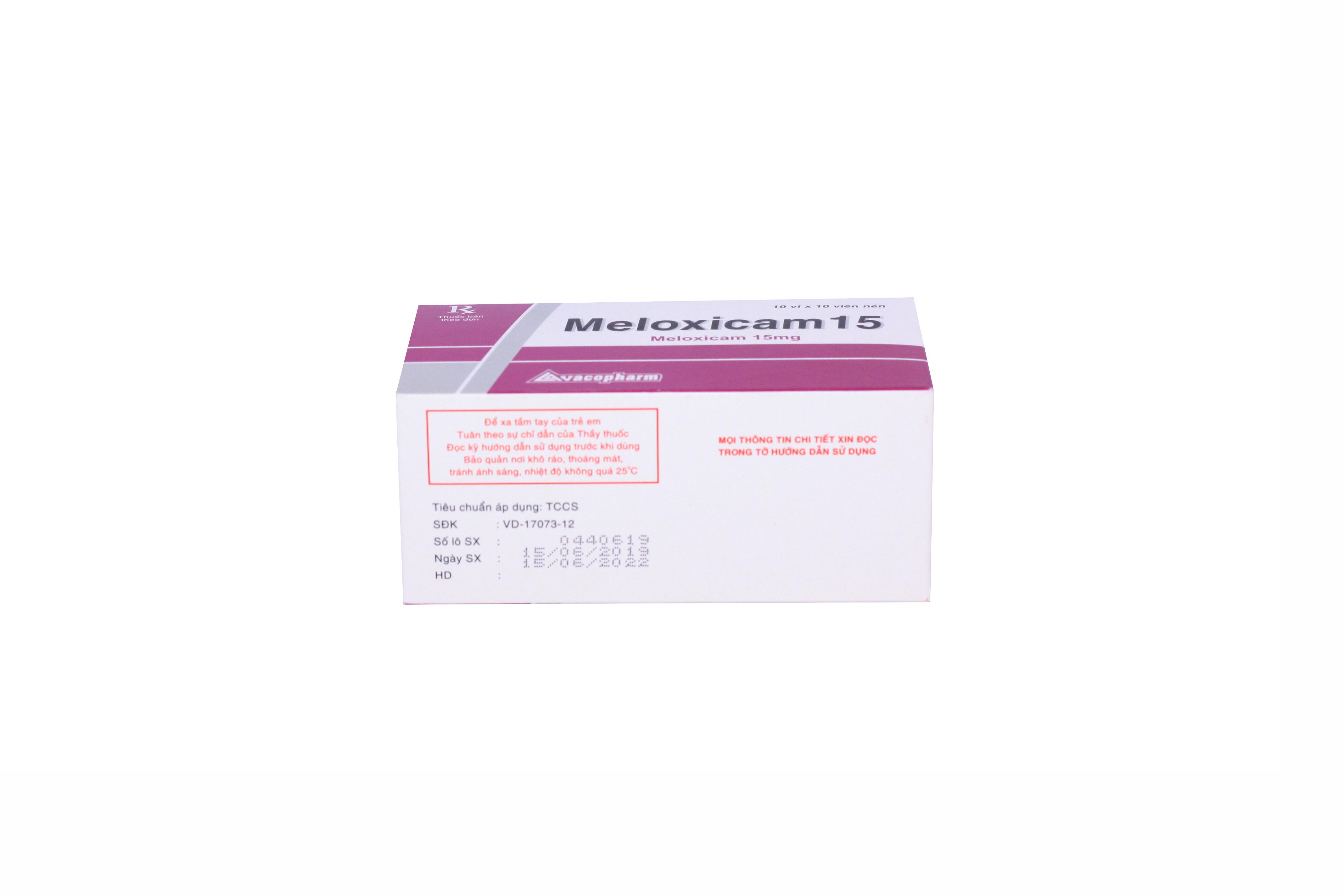 Meloxicam 15mg Vacopharm (H/100v)