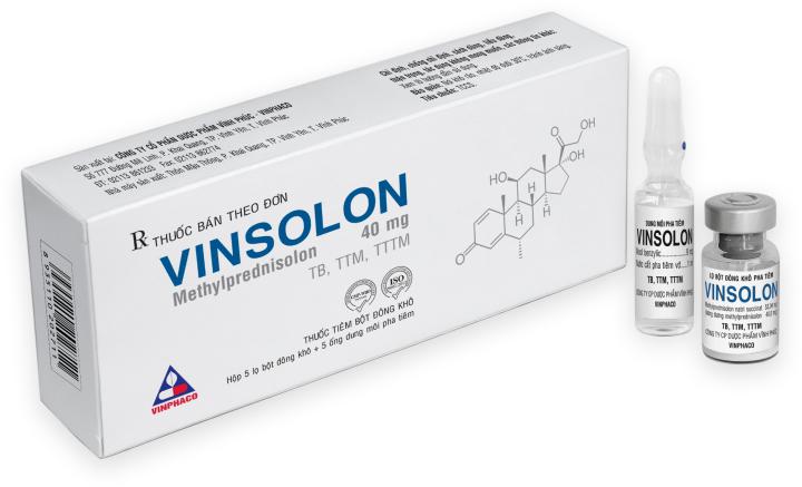 Vinsolon (Methylprednisolon) 40mg Vinphaco (H/10lo)
