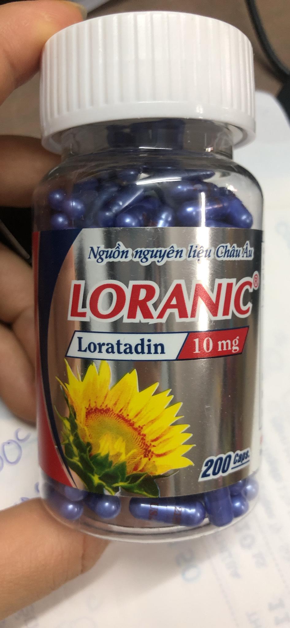 Loranic 10 (Loratadin) Caps Nic (C/200v)