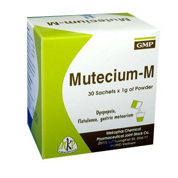 Mutecium-M (Domperidon, Simethicon) Mekophar (H/30g)