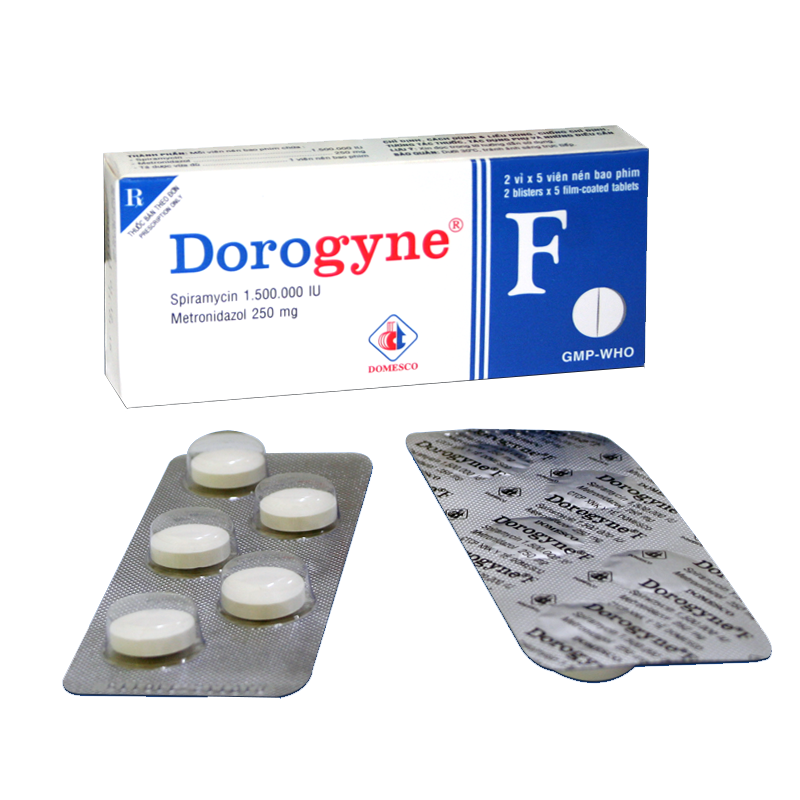Dorogyne F (Spiramycin, Metronidazol) Domesco (H/10v)