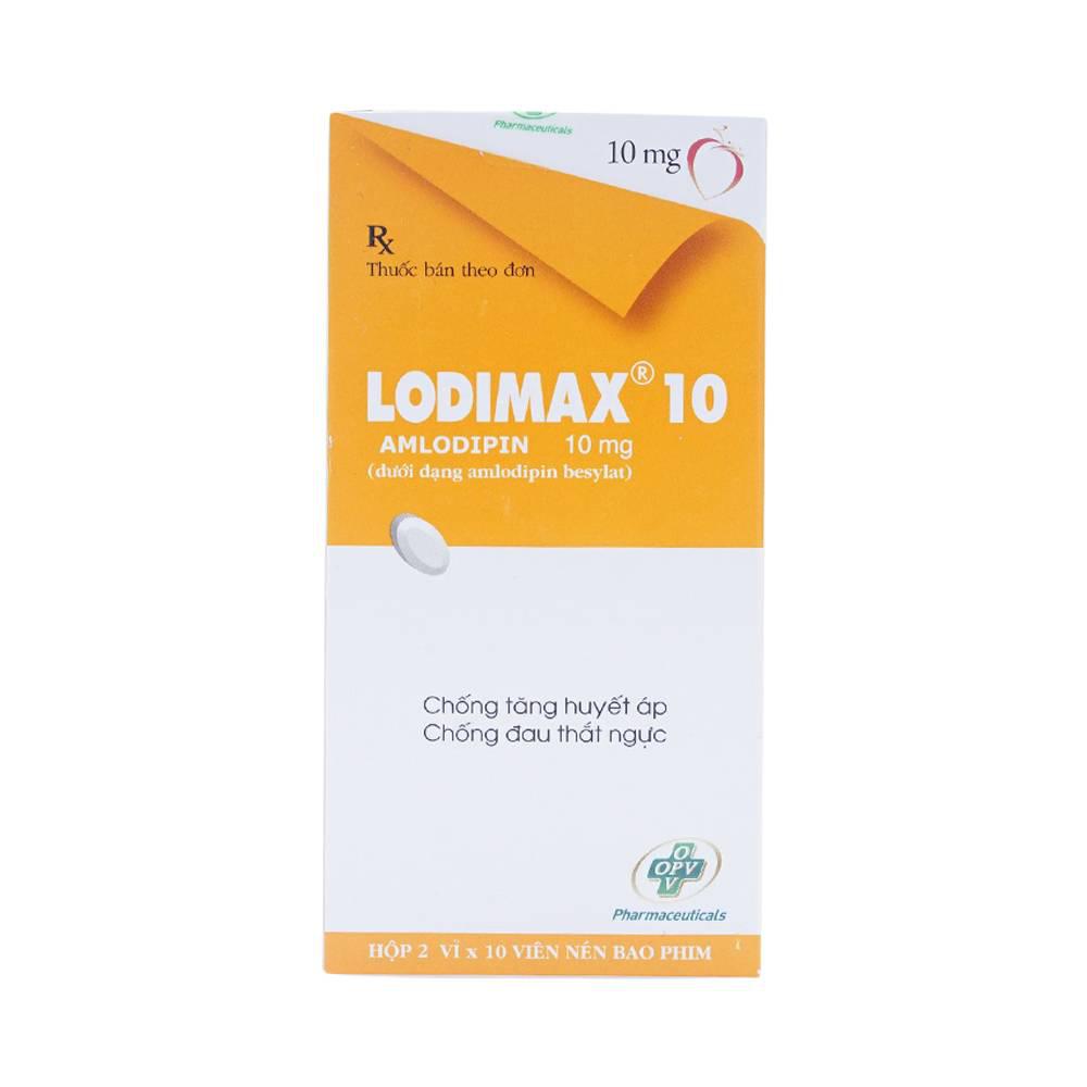 Lodimax 10 (Amlodipin) OPV (H/20v)