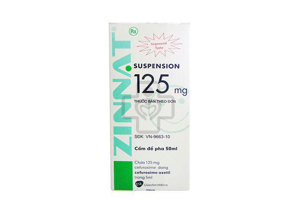 Zinnat Suspension 125 (Cefuroxim) GSK (C/50ml)