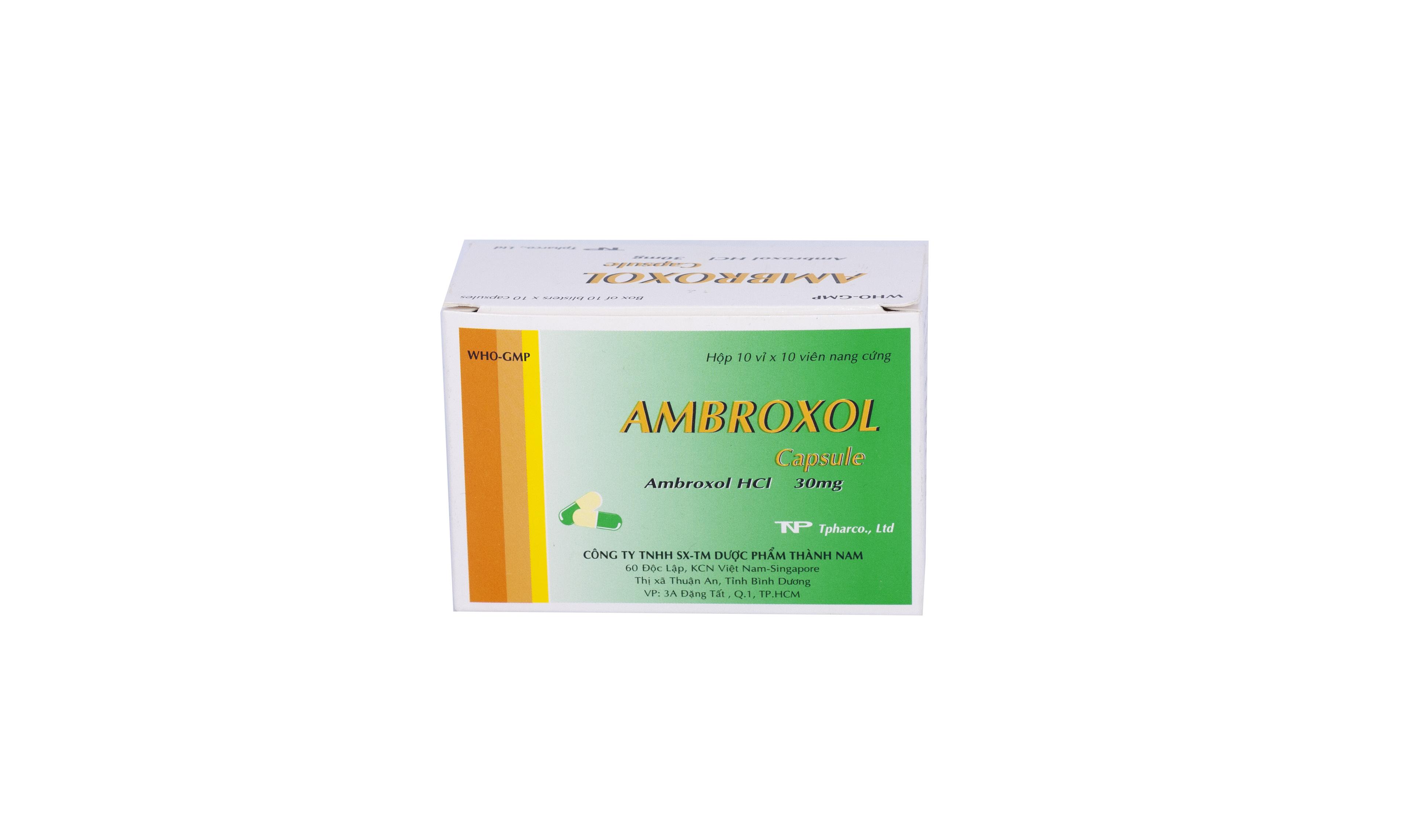 Ambroxol 30mg Thành Nam (H/100v)