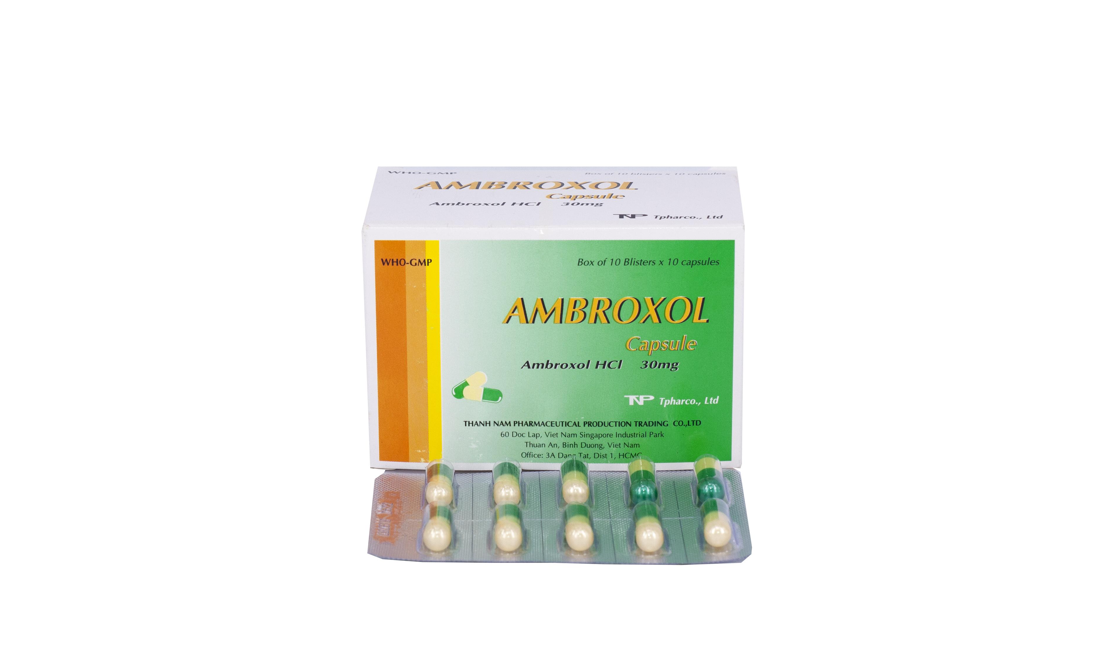 Ambroxol 30mg Thành Nam (H/100v)