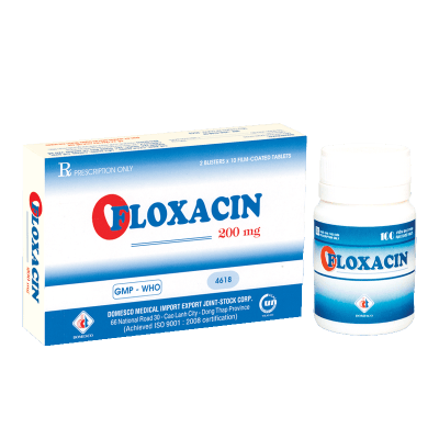 Ofloxacin 200mg Domesco (H/20v)