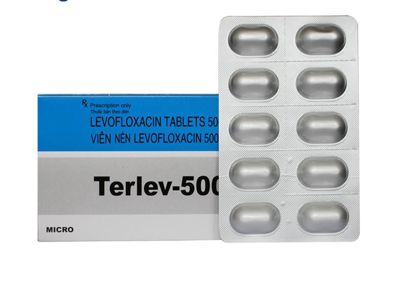 Terlev - 500 (Levofloxacin) Micro Labs (H/10v)