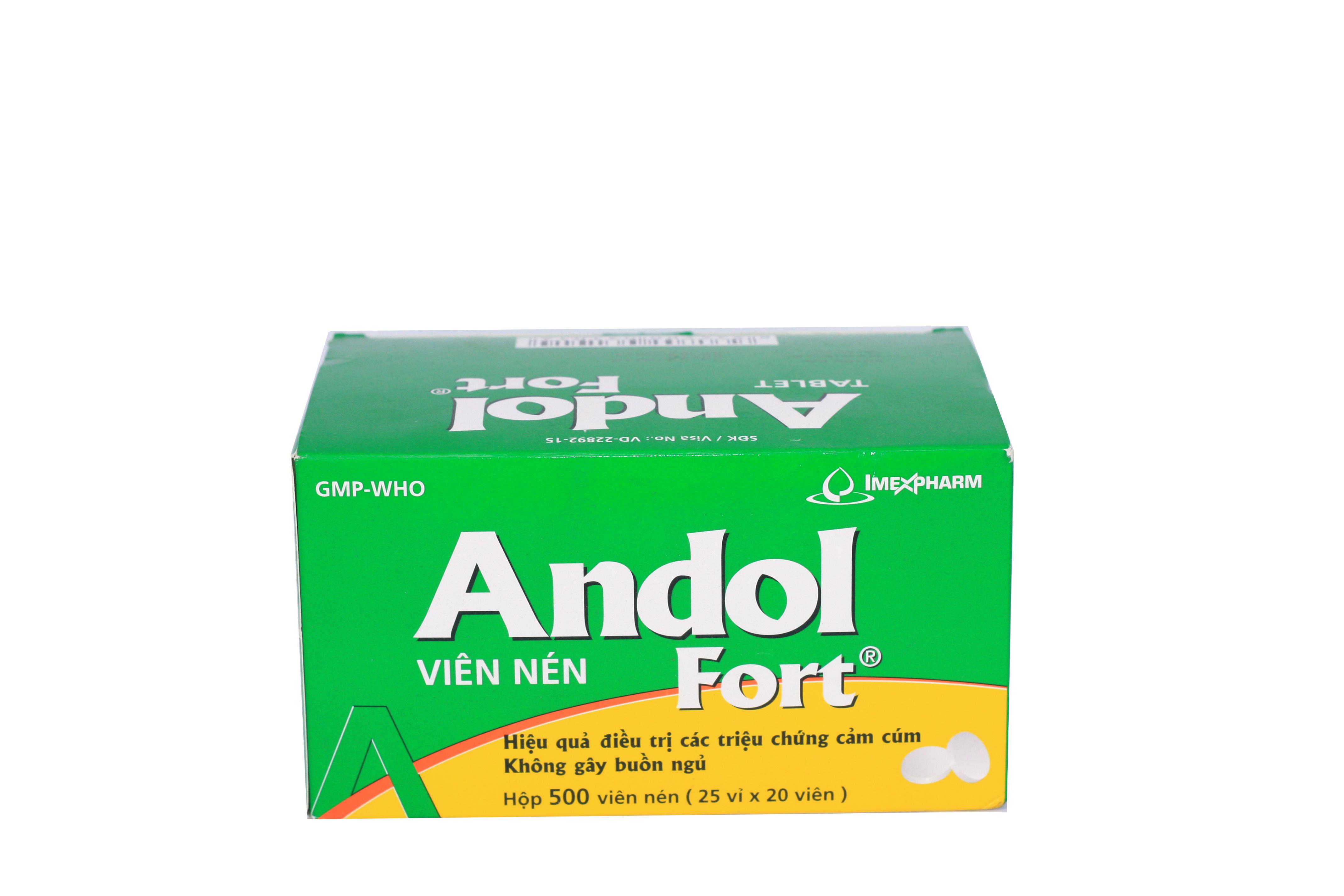 Andol Fort 500mg Imexpharm (H/500v)