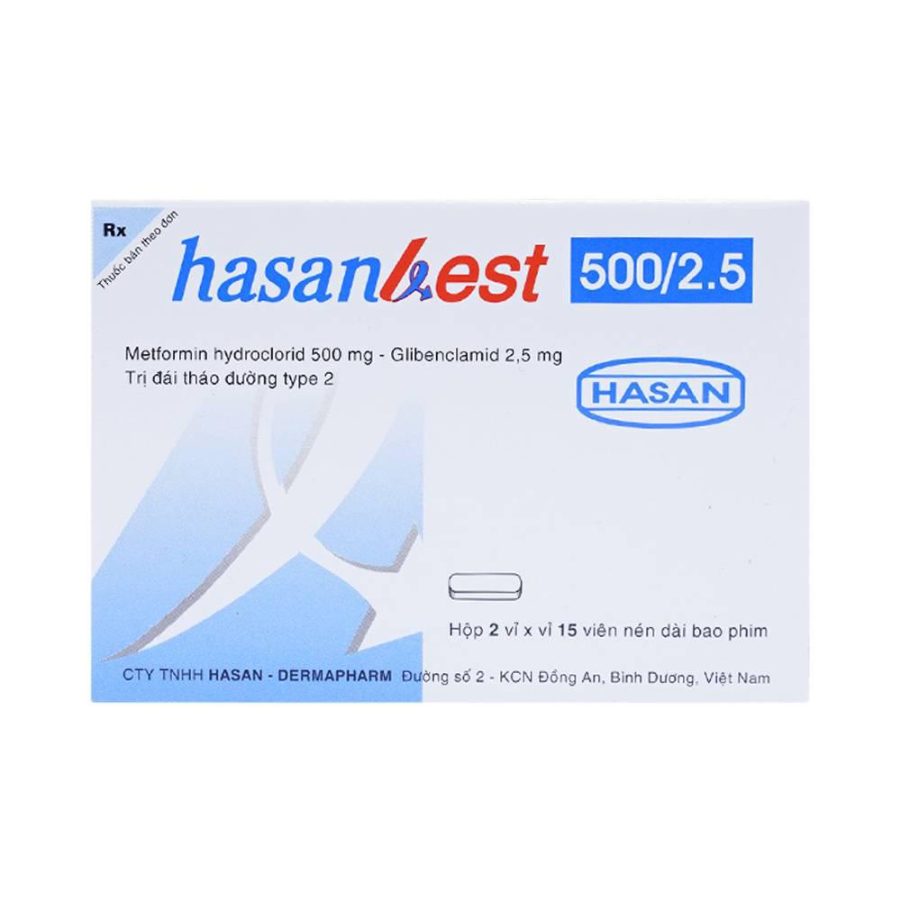 Hasanbest 500/2.5mg (Glibenclamid, Metformin) (H/30v)