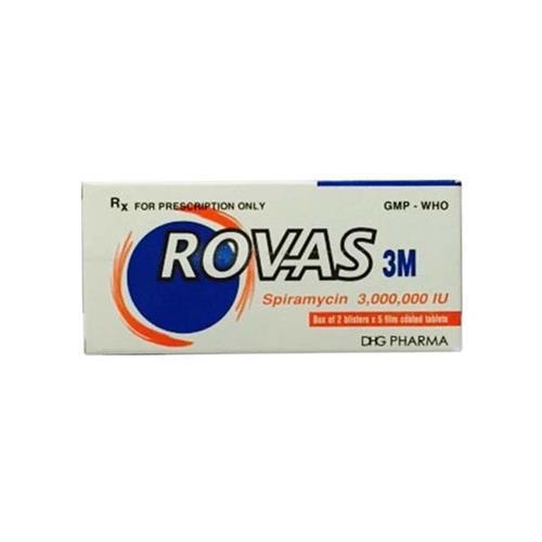 Rovas 3M (Spiramycin) DHG Pharma (H/10v)