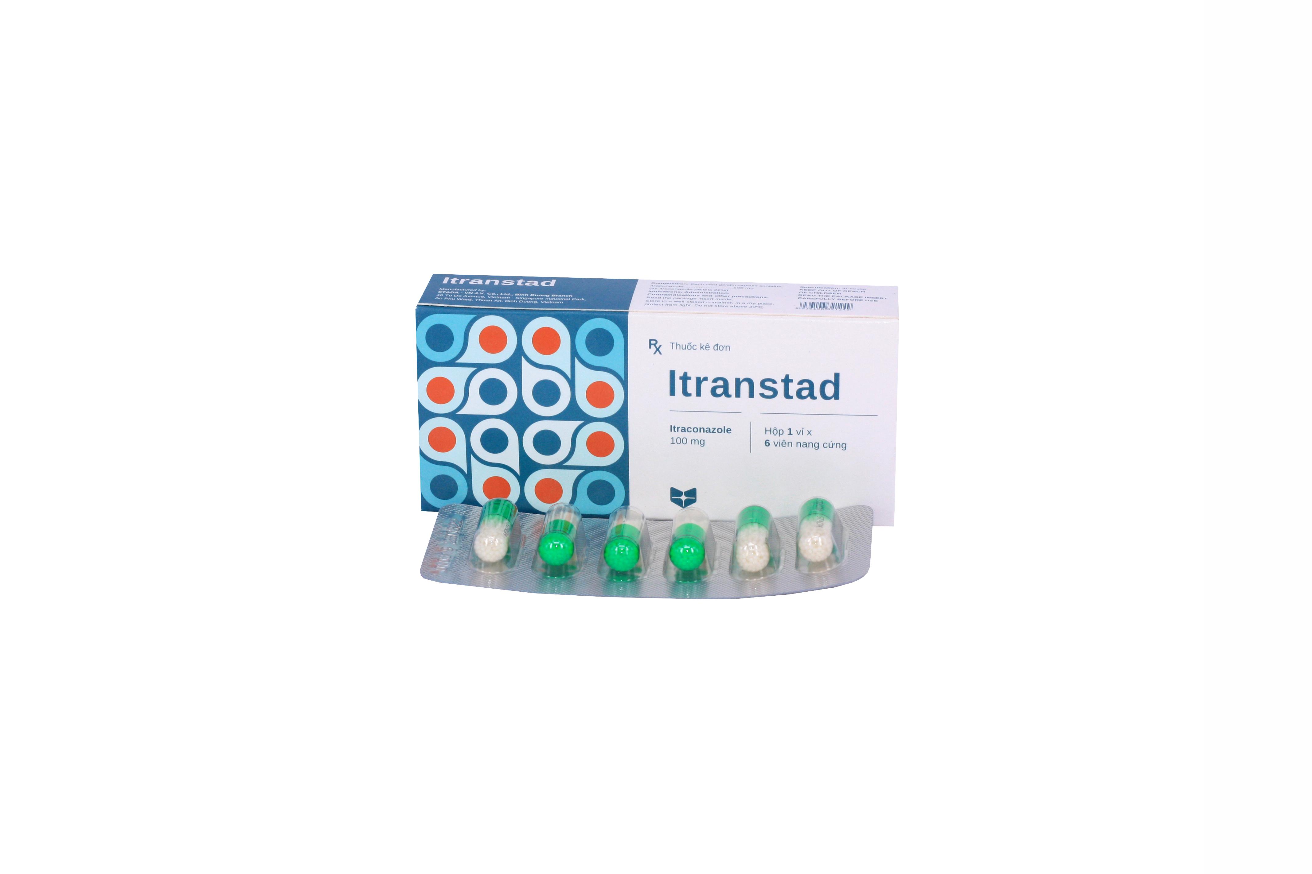 Itranstad 100mg (Itraconazol) Stella (H/6v)