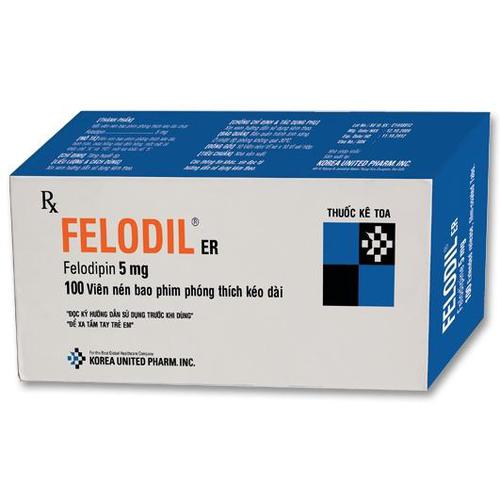 Felodil ER 5 (Felodipin) Korea Pharm (H/100v)