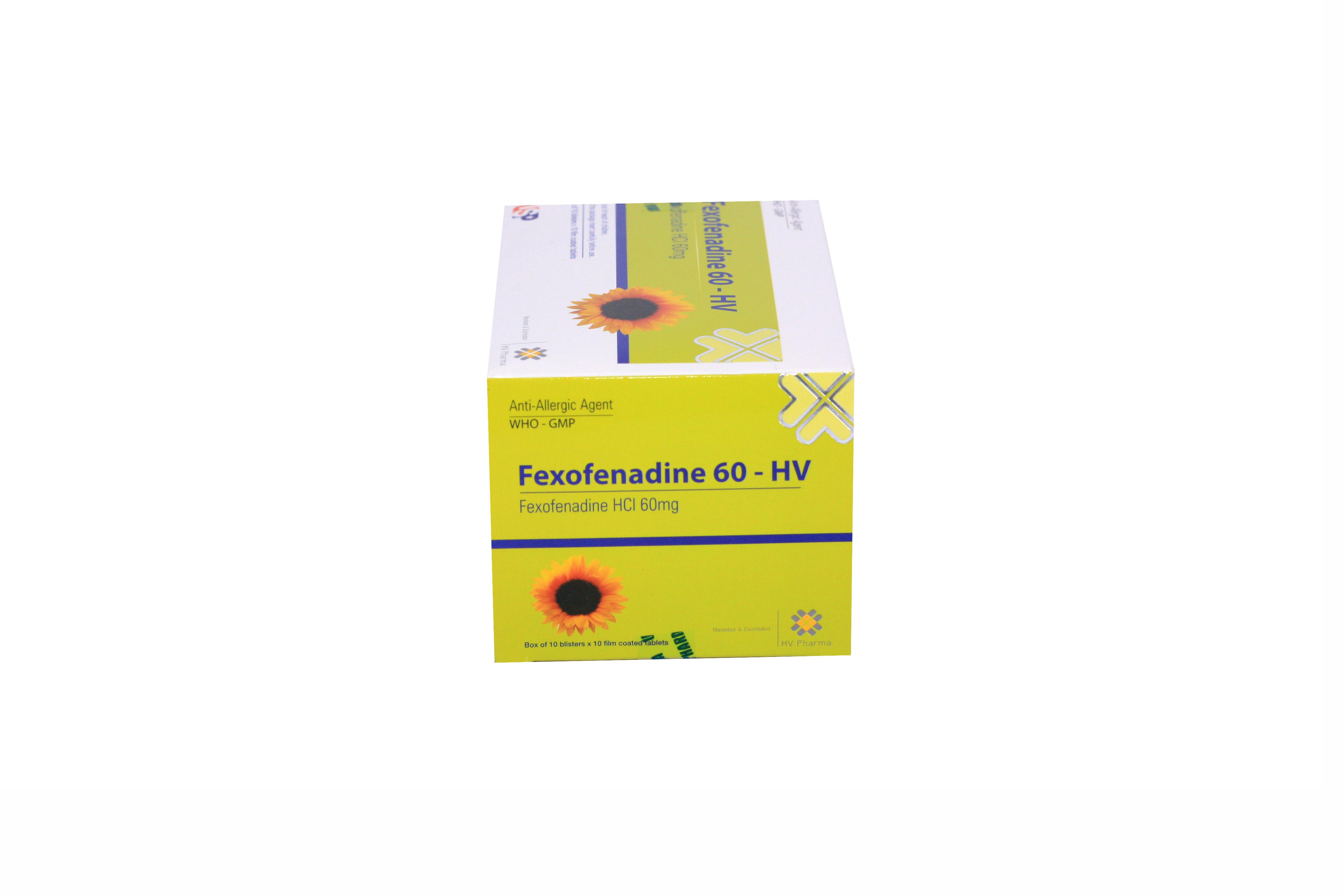 Fexofenadine 60 HV US Pharma (H/100v)