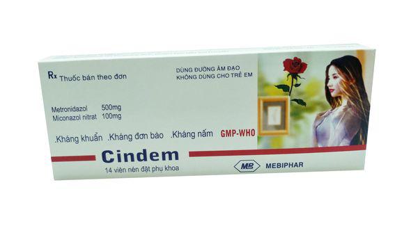 Cindem (Metronidazol, Miconazol Nitrat) Mebiphar (H/14v)