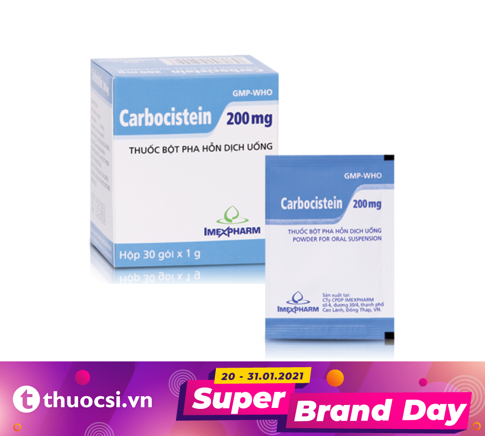 Carbocistein 200mg Imexpharm (H/30g)