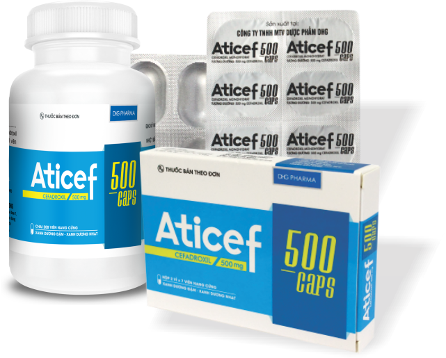 Aticef (Cefadroxil) 500mg DHG Pharma (C/100v)