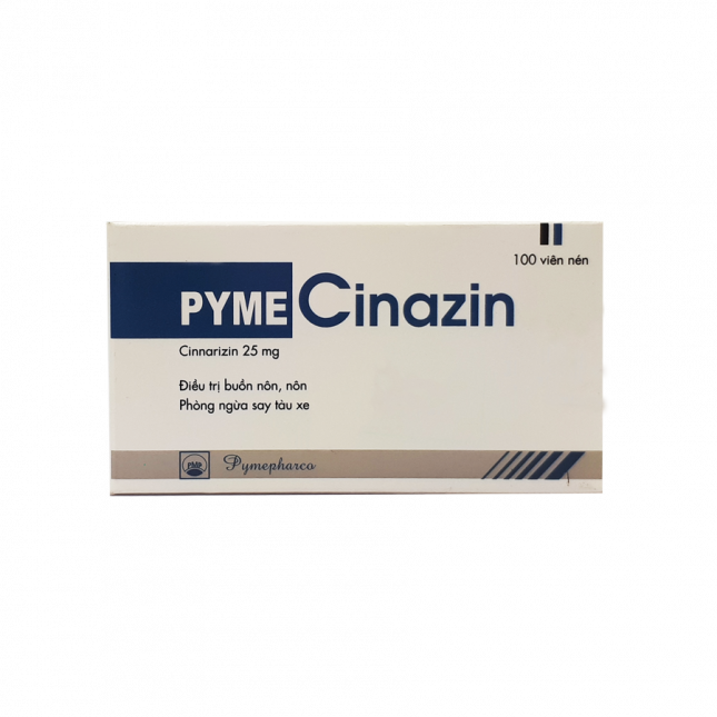 Cinazin (Cinarizin) 25mg Pymepharco (H/100v)