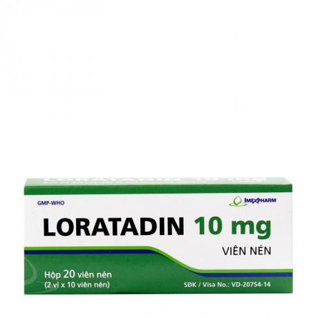 Loratadin 10mg Imexpharm (H/20v)