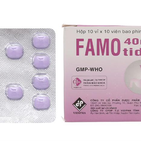 Famotidin 40mg Vidipha (H/100v)