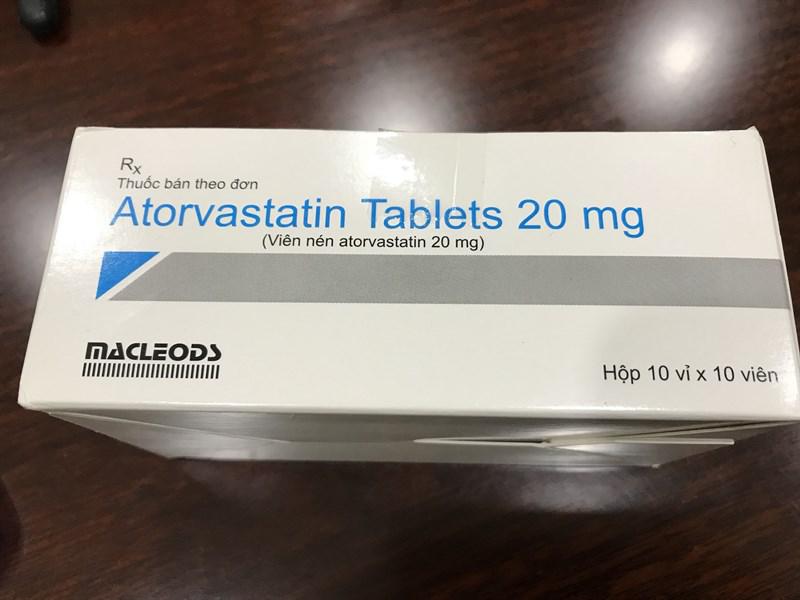 Atorvastatin Tablets 20mg Macleods (H/100v)