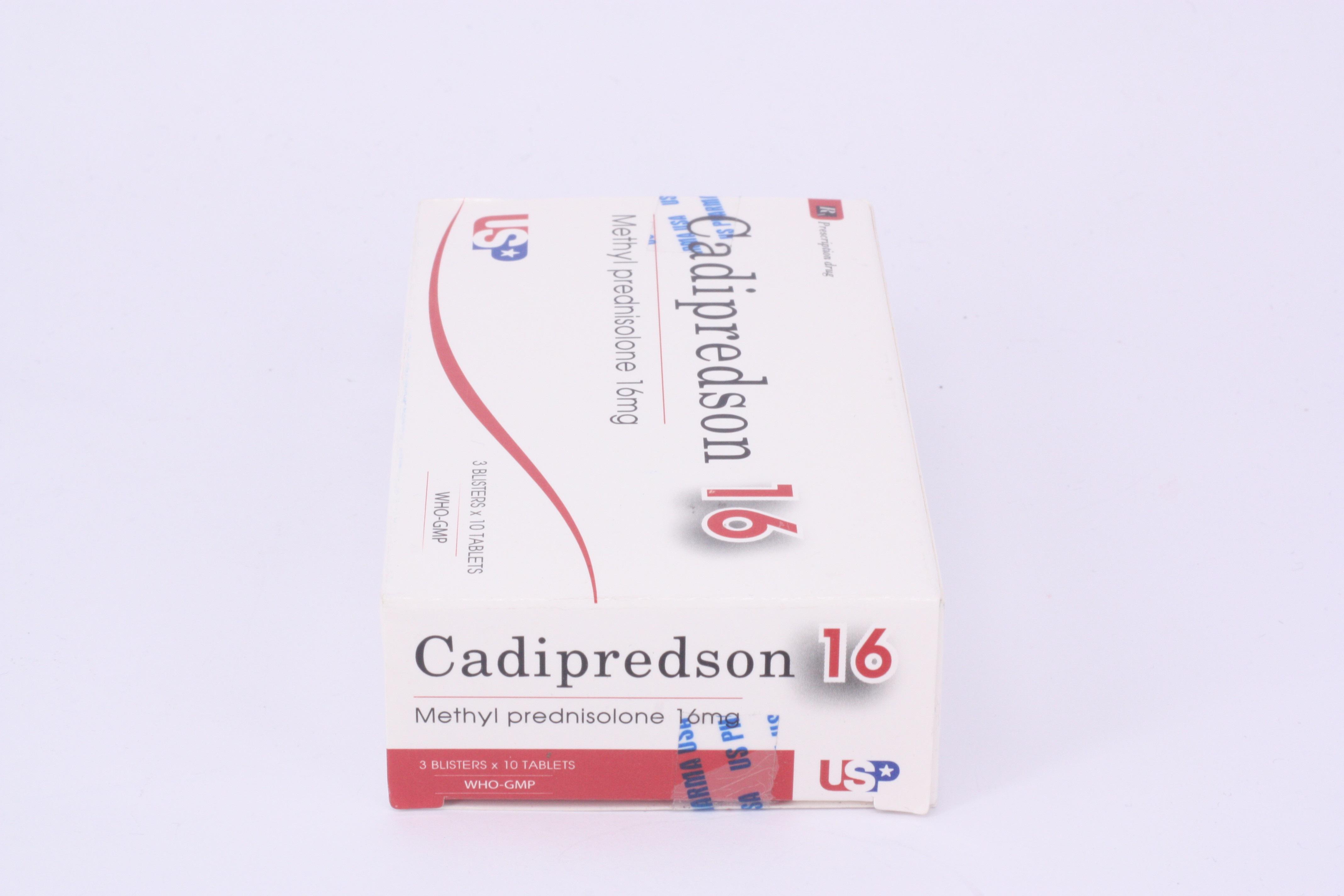 Cadipredson (Methyl Prednisolon) 16mg US Pharma (H/30v)