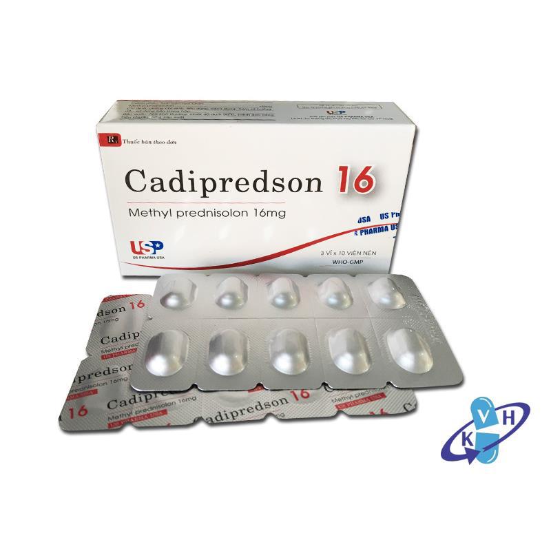 Cadipredson (Methyl Prednisolon) 16mg US Pharma (H/30v)