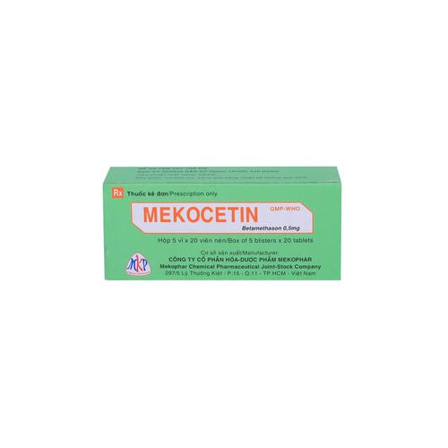 Mekocetin (Betamethason) 0.5mg Mekophar (H/100v)