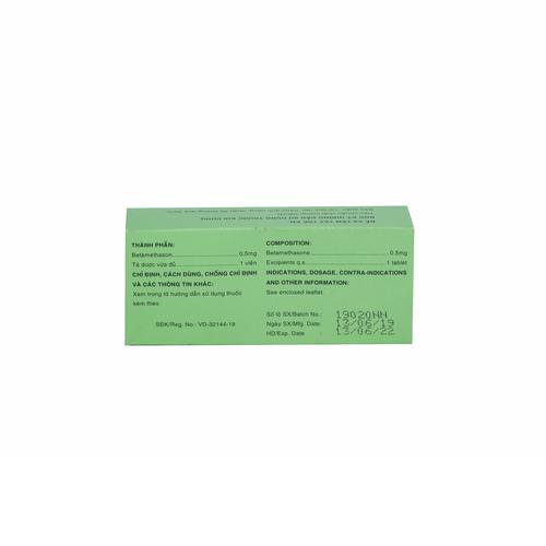 Mekocetin (Betamethason) 0.5mg Mekophar (H/100v)