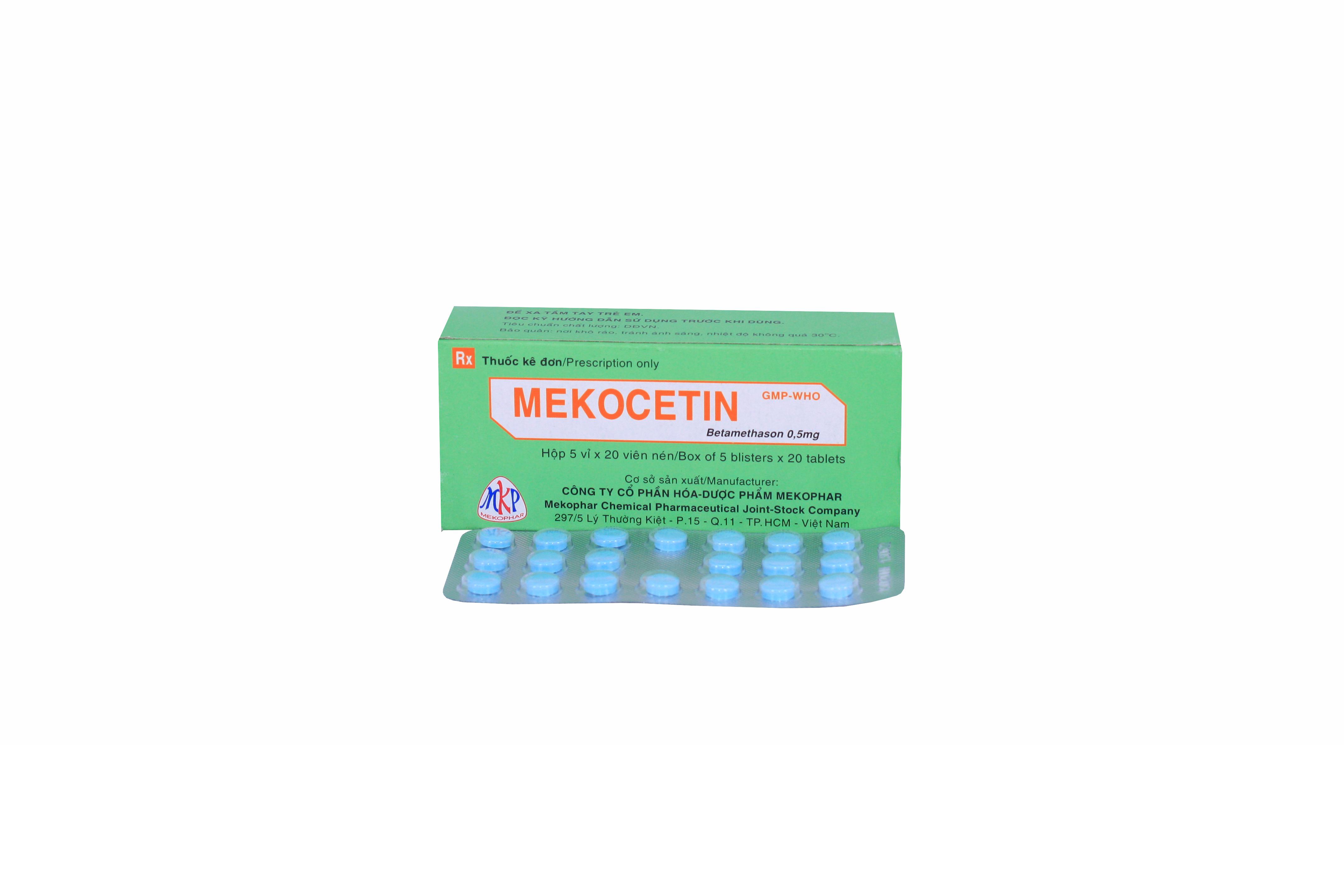 Mekocetin (Betamethason) 0.5mg Mekophar (H/100v)