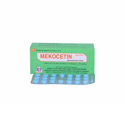 Mekocetin (Betamethason) 0.5mg Mekophar (H/100v)