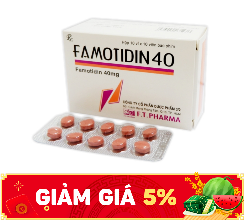 Famotidin 40 (Famotidin) DP 3/2 (H/100v)