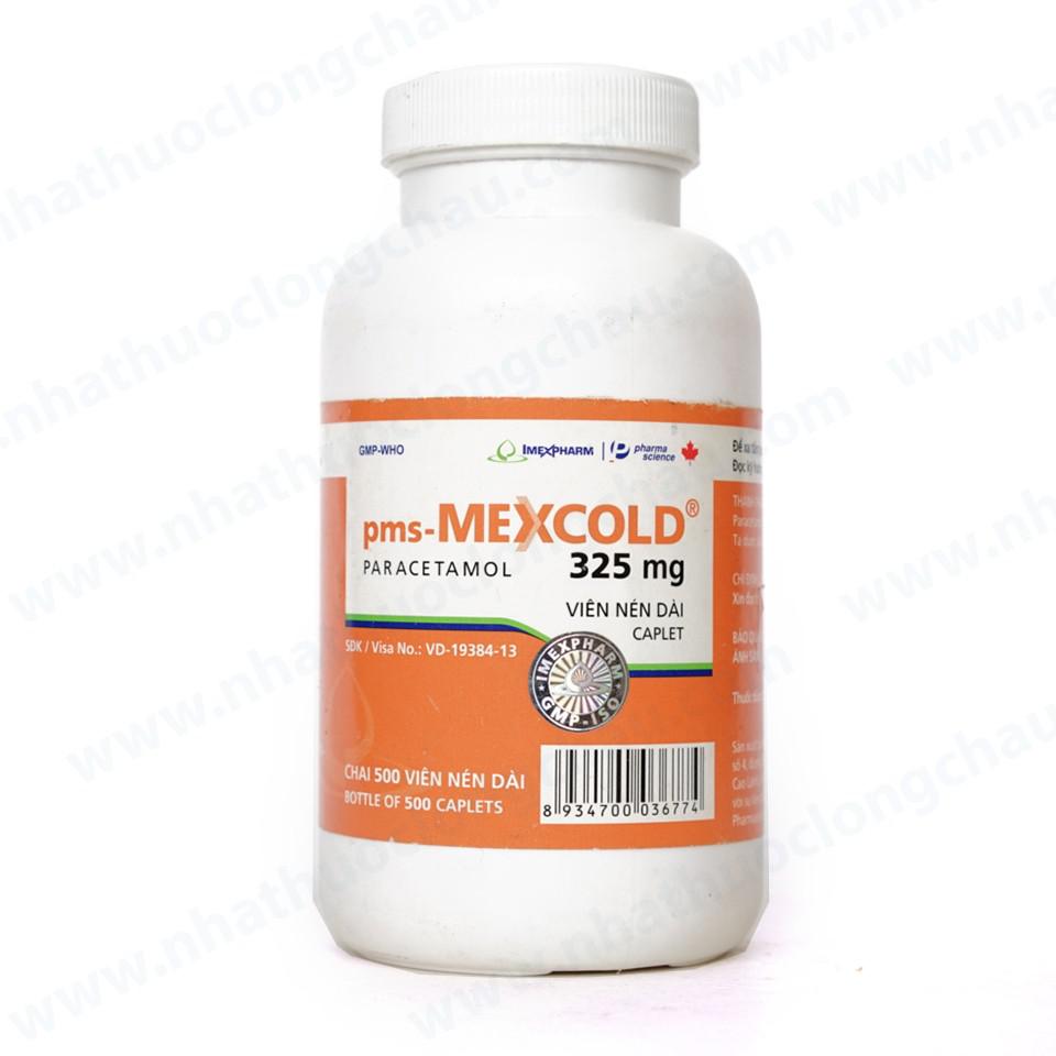 Mexcold (Paracetamol) 325mg Imexpharm (C/500v)