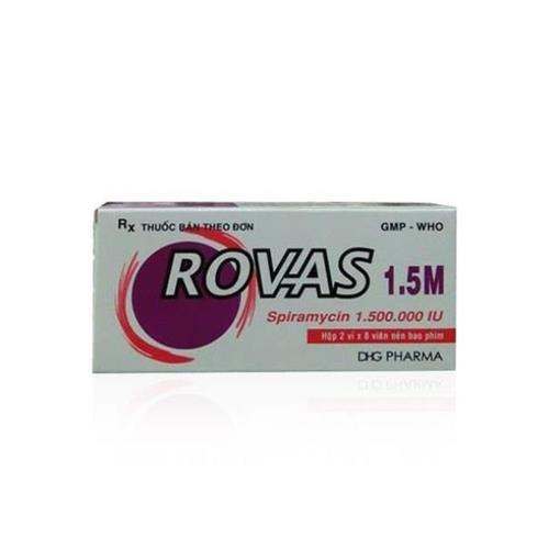 Rovas 1.5M (Spiramycin) DHG Pharma (H/16v)