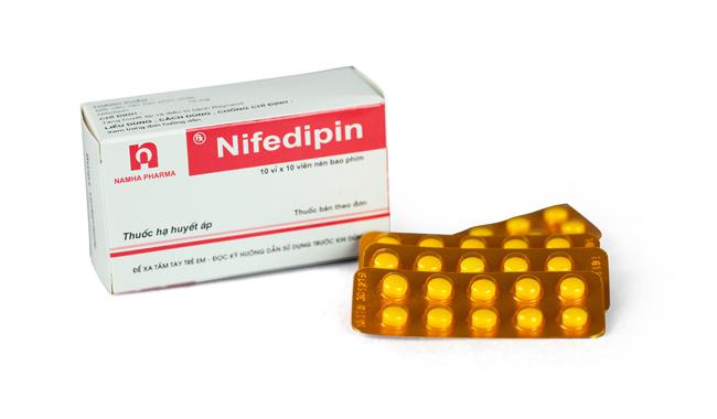 Nifedipin 10mg Nam Hà (H/100v)