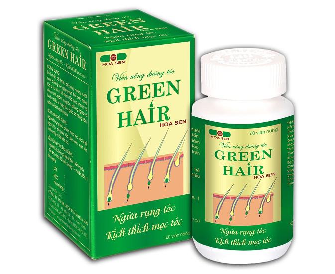 Green Hair Viên Uống Dưỡng Tóc Hoa Sen (H/60v)