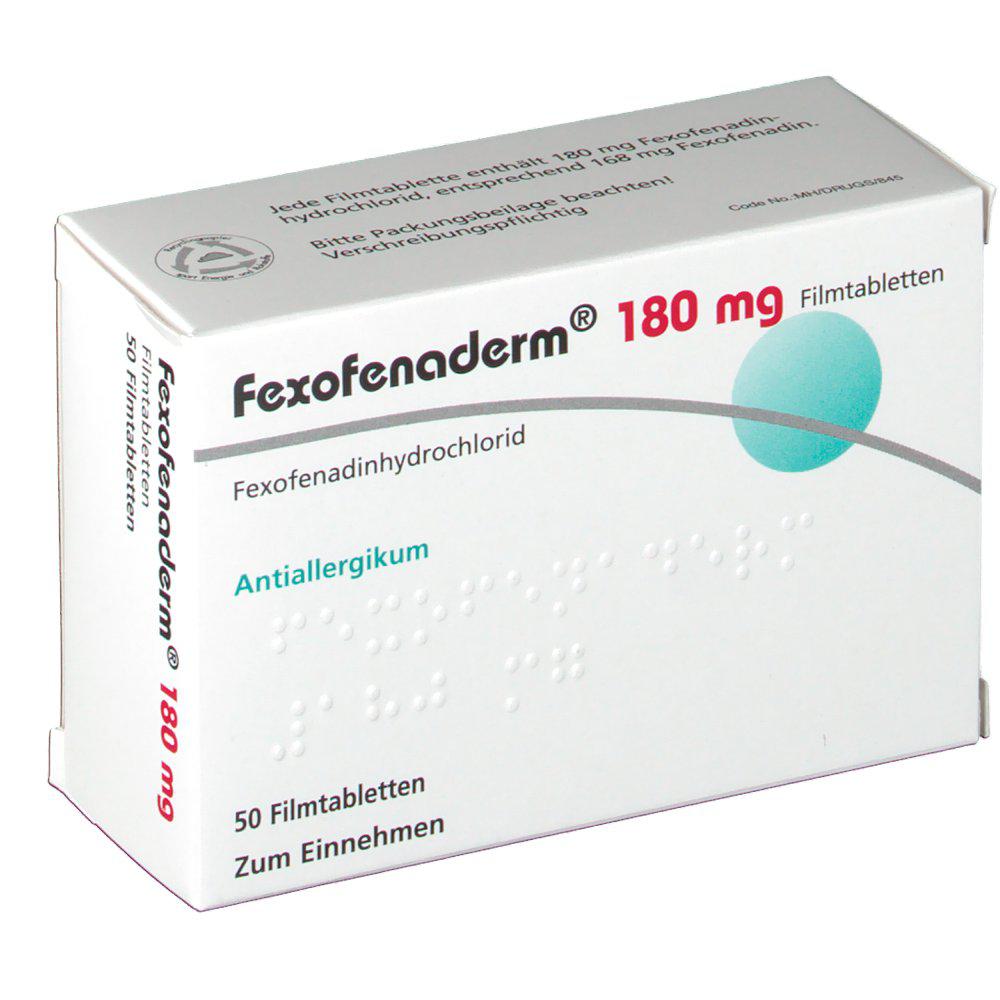 Fexofenaderm (Fexofenadin) 180mg Hasan (H/100v)