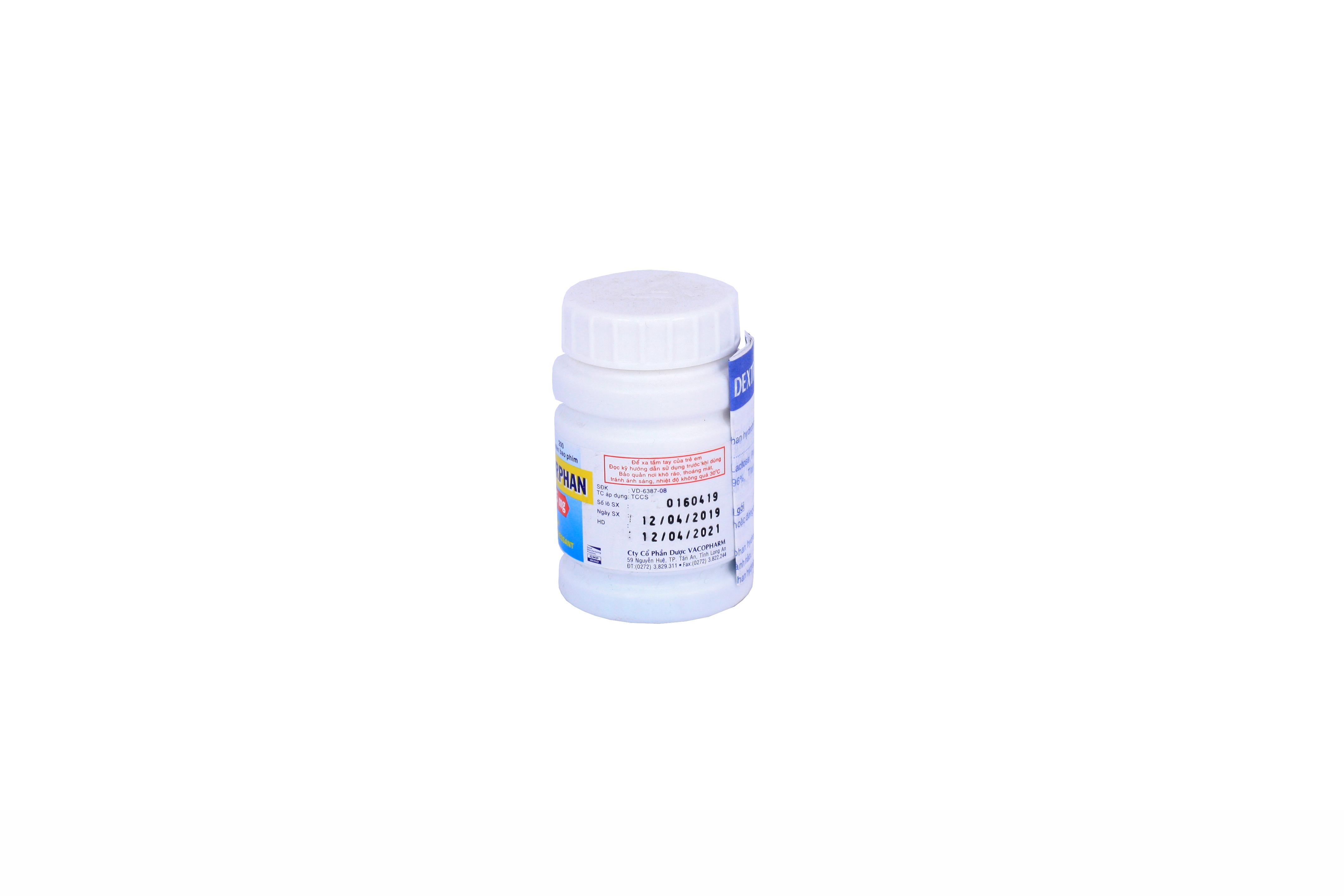 Vacotexphan 15 (Dextromethorphan) Vacopharm (C/200v)