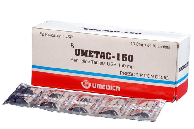 Umetac 150 (Ranitidin) Umedica (H/100v)