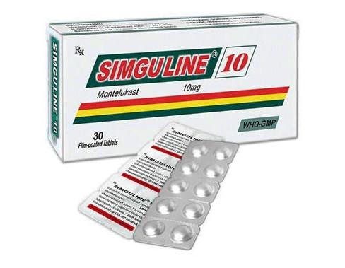 Simguline 10mg (Montelukast) Usa-Nic (H/30v)