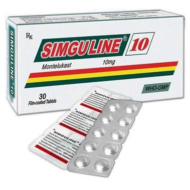 Simguline 10mg (Montelukast) Usa-Nic (H/30v)