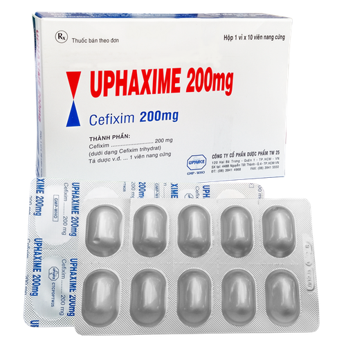 44Uphaxime 200mg (Cefixim) Uphace (H/20v)