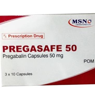 Pregasafe 50mg (Pregabalin) MSN (H/30v)