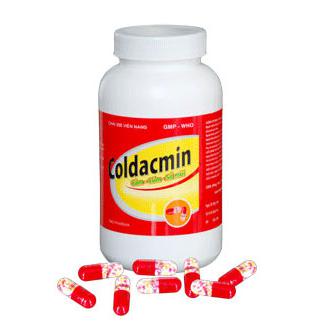 Coldacmin (Acetaminophen, Clorpheniramin) DHG Pharma (C/100v)