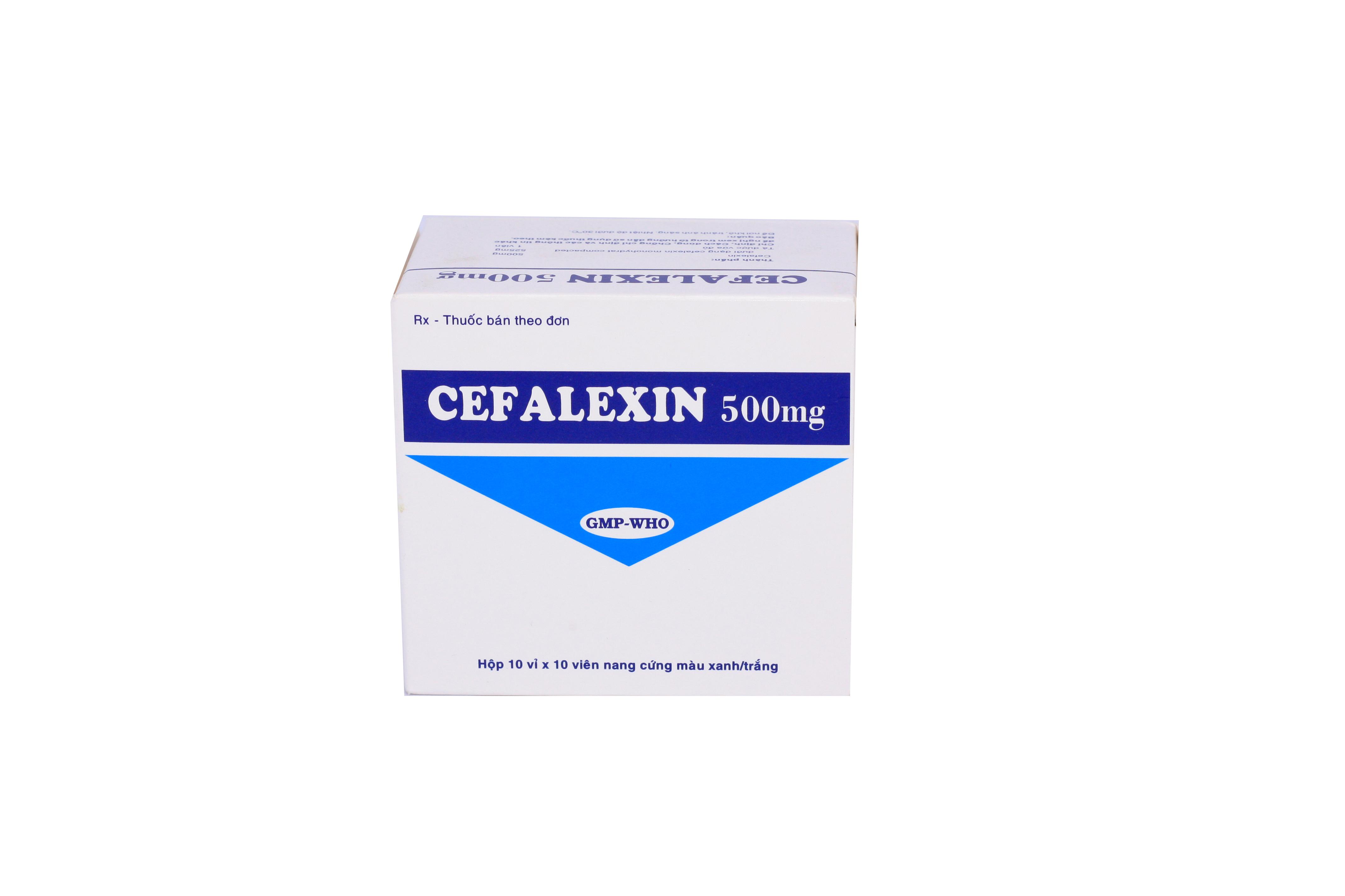 Cefalexin 500mg Tipharco (H/100v)