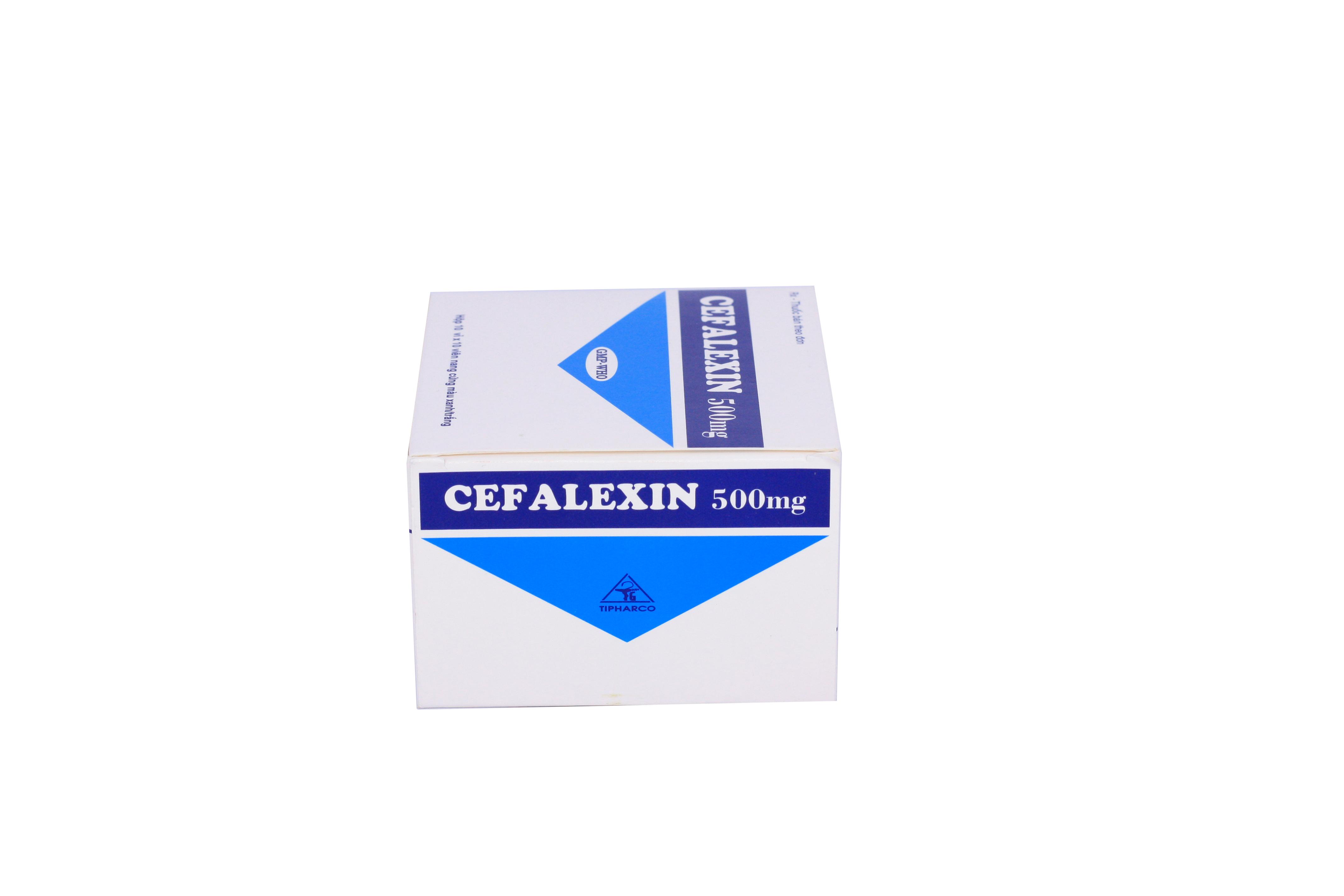 Cefalexin 500mg Tipharco (H/100v)