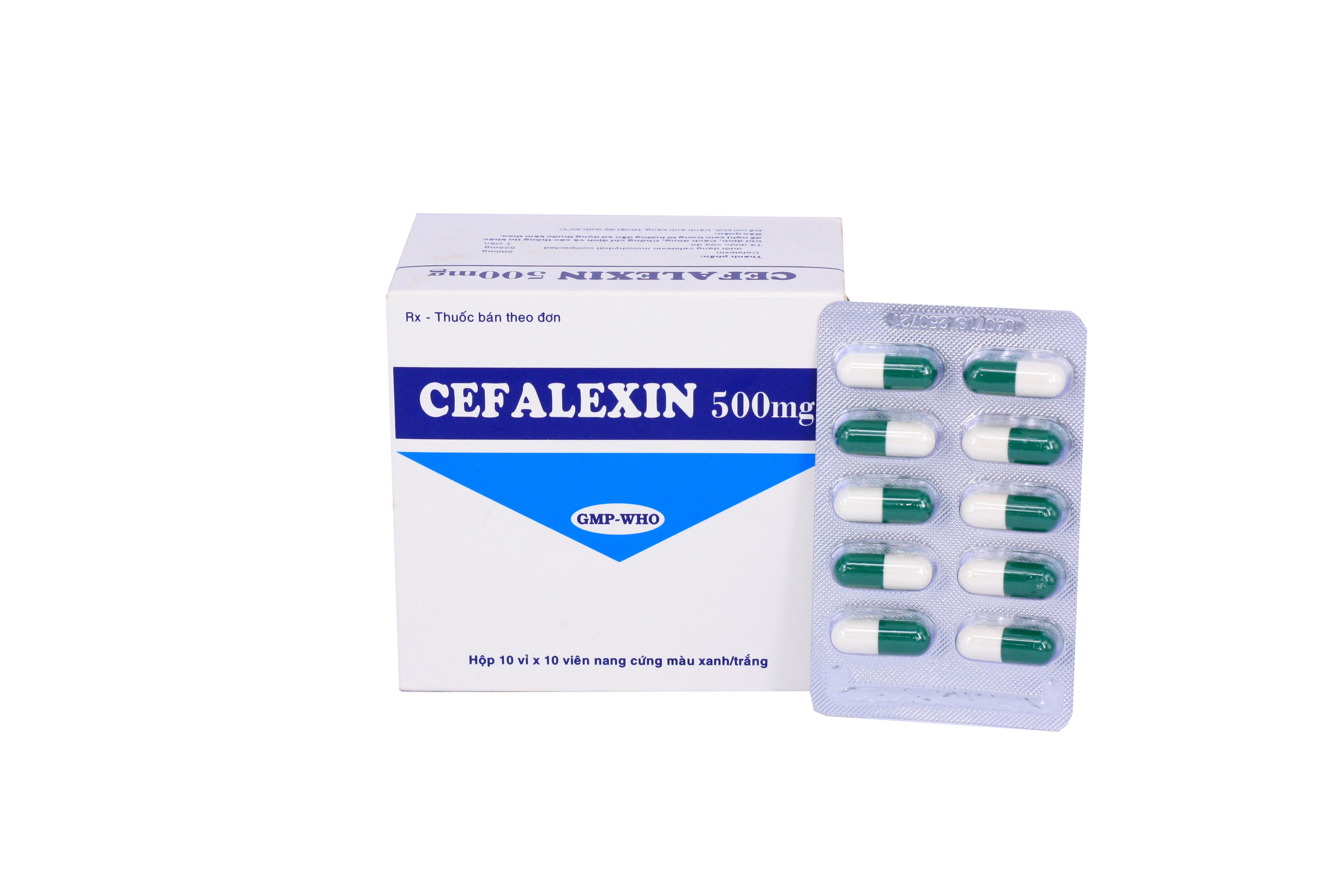 Cefalexin 500mg Tipharco (H/100v)