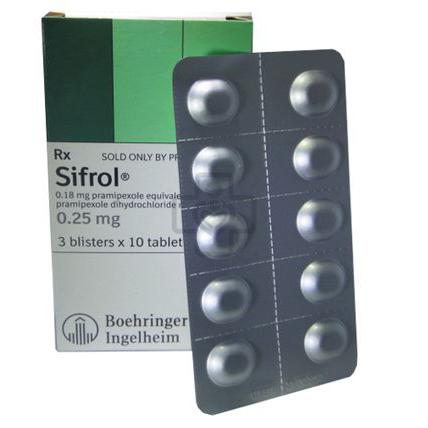 Sifrol 0.25mg (Pramipexol) Boehringer Ingelheim (H/30v)