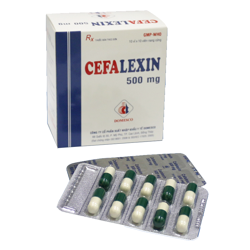 Cephalexin 500mg Domesco (H/100v)